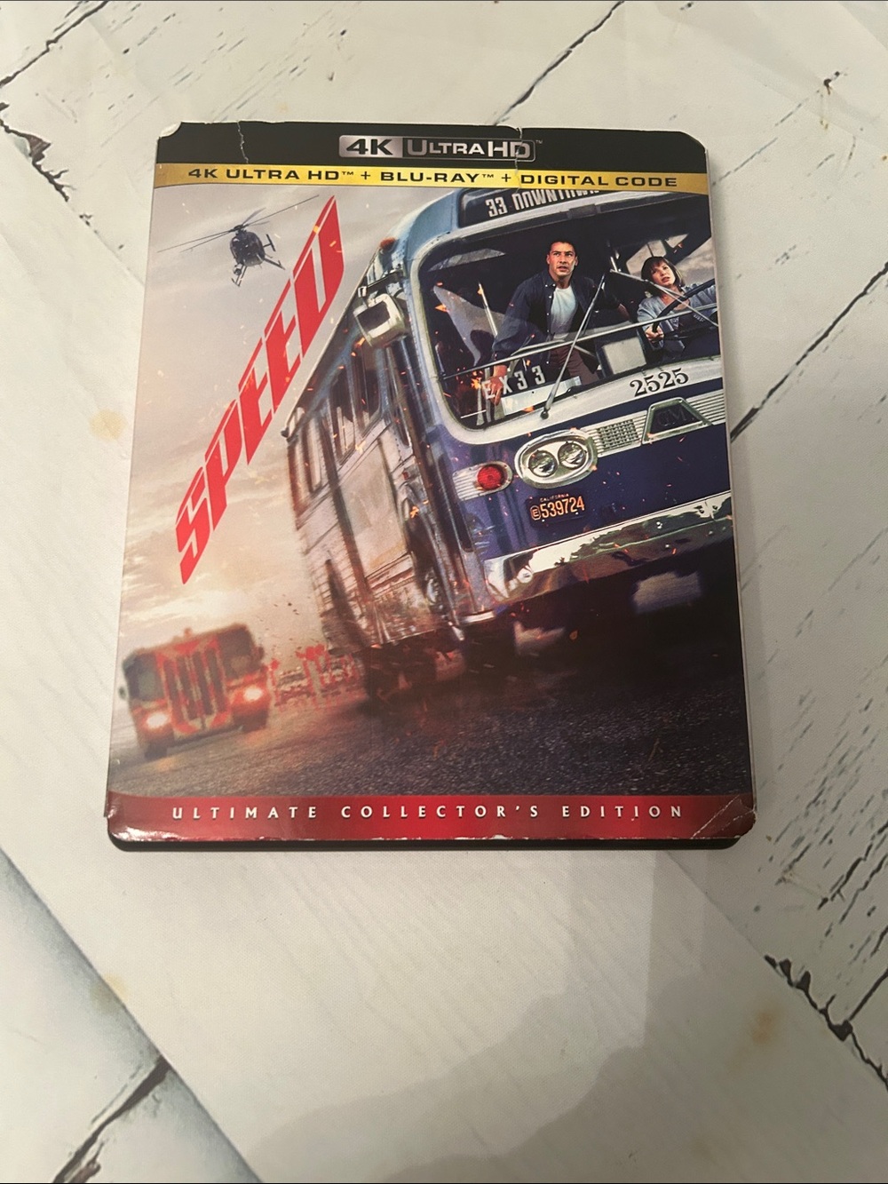 SPEED 4K Ultra HD SteelBook - Blue Bus Artwork